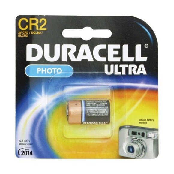 Duracell Ultra CR2 3v Lithium Photo Battery, DL-CR2 - Picture 1 of 9